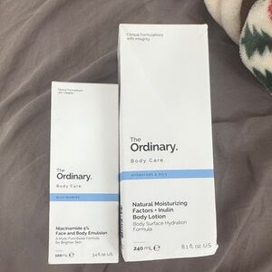 The Ordinary White & Blue Body Care Moisturizer Duo